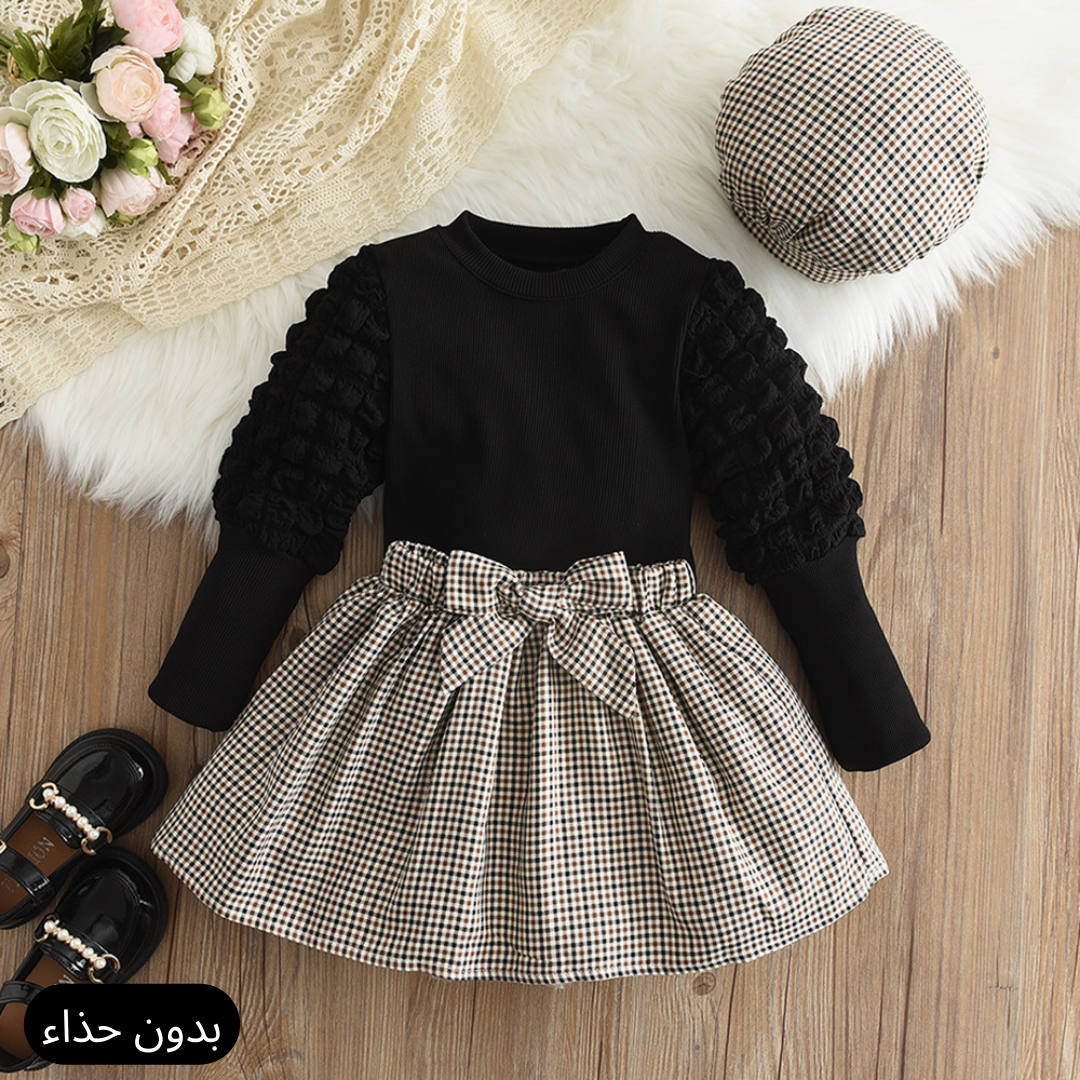 Ensemble Juliette Avec Chapeau Blanc ( 3 pcs)
