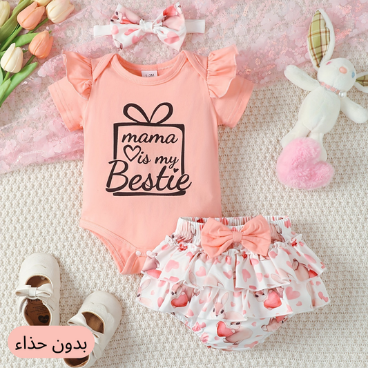 Ensemble 3 piece " Mama is my Bestie"