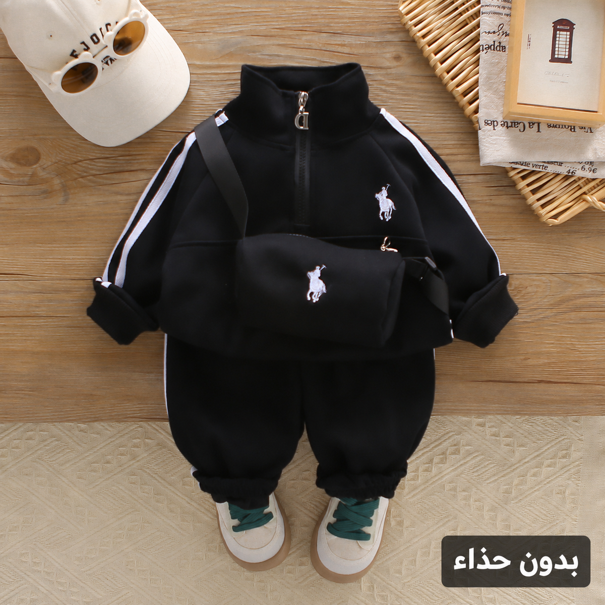 Ensemble Polo Sport noir - بدون حذاء