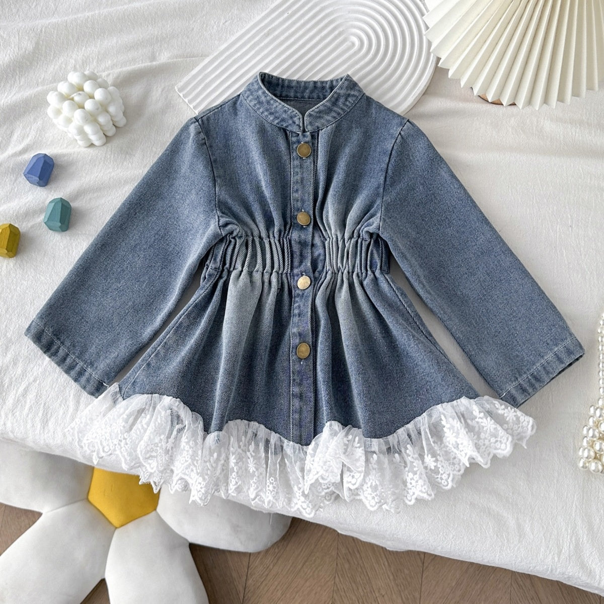 Robe Denim Dentelle