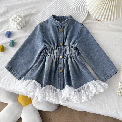 Robe Denim Dentelle