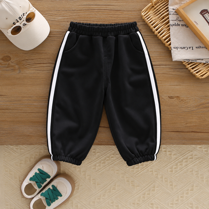 Ensemble Polo Sport noir - pantalon jogger